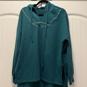 Hunter Green Women's Hoodie Top